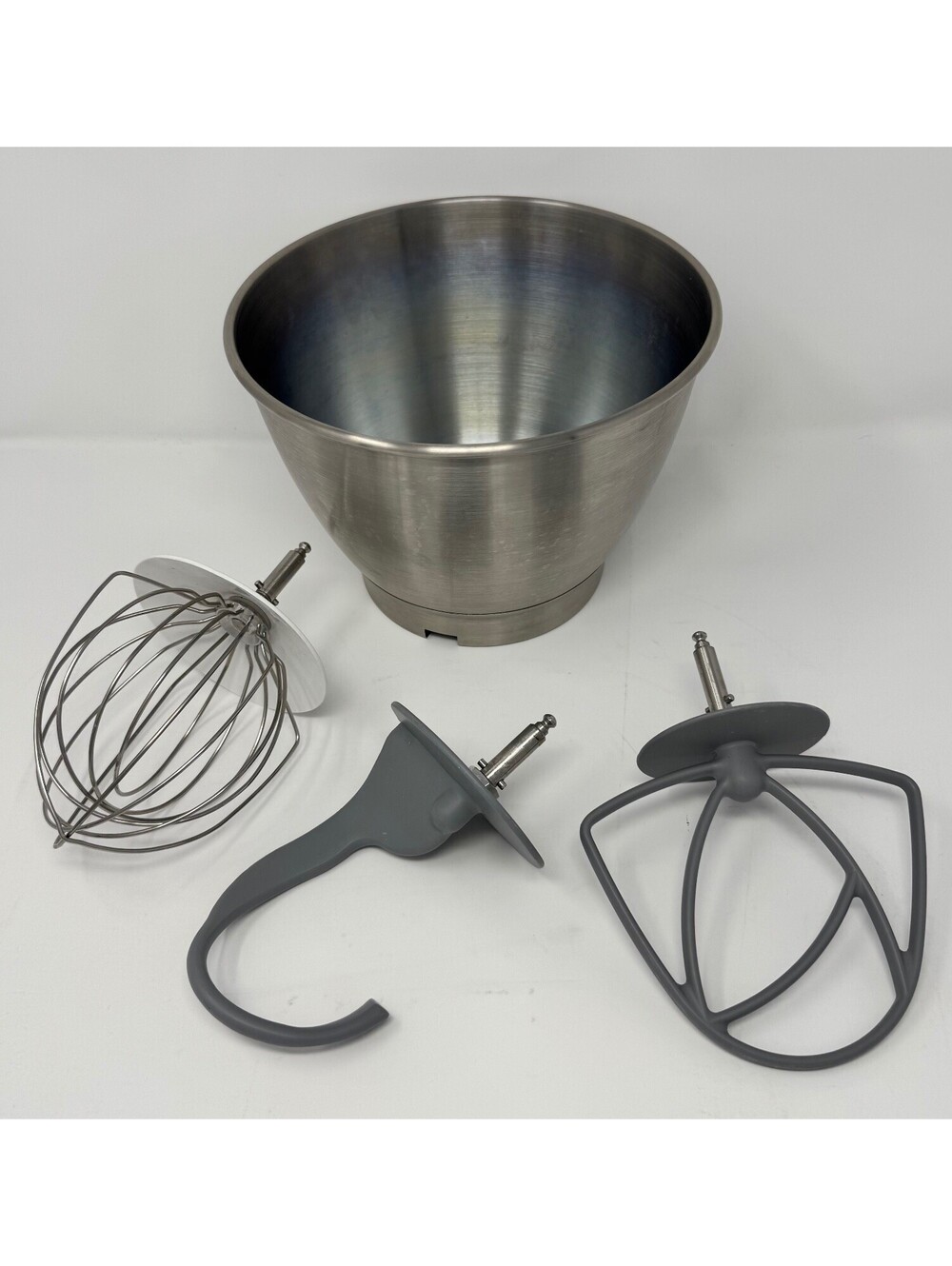 Kenwood Stand Mixer Accessories Set: 5 QT Stainless Steel Bowl with Attachments